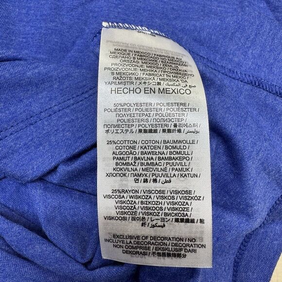 NEW Buffalo Bills Nike Overlap Lockup Mens Short Sleeve Shirt Blue sx XL - Picture 7 of 11